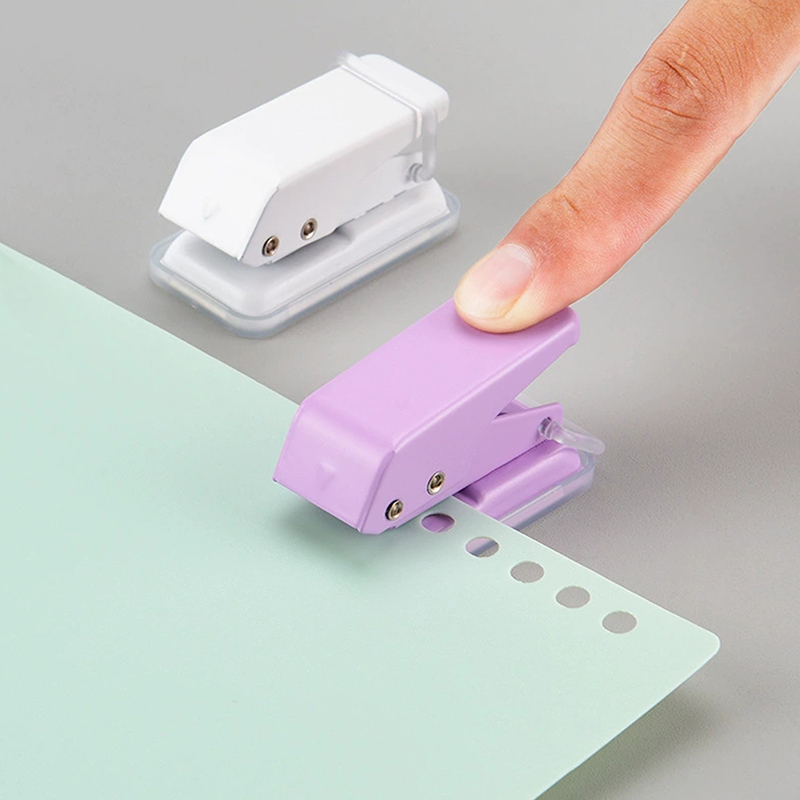 Office Supply Office Stationery Items - Mini perforatrice à 1 trou Kawaii,