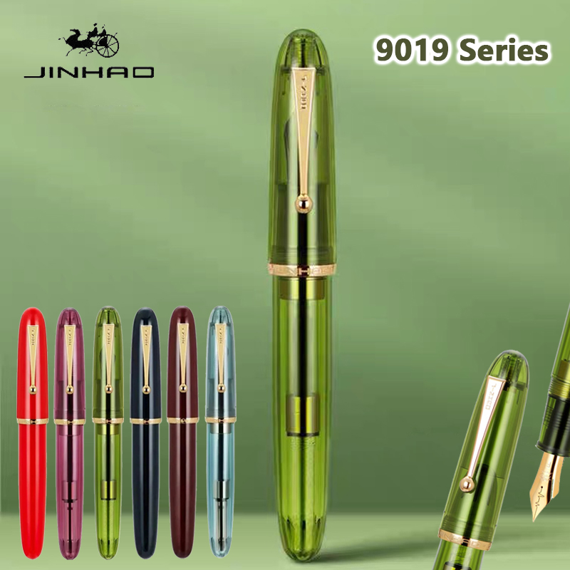 Stationery Supply Business - Jinhao-Stylo à plume en résine transparente
