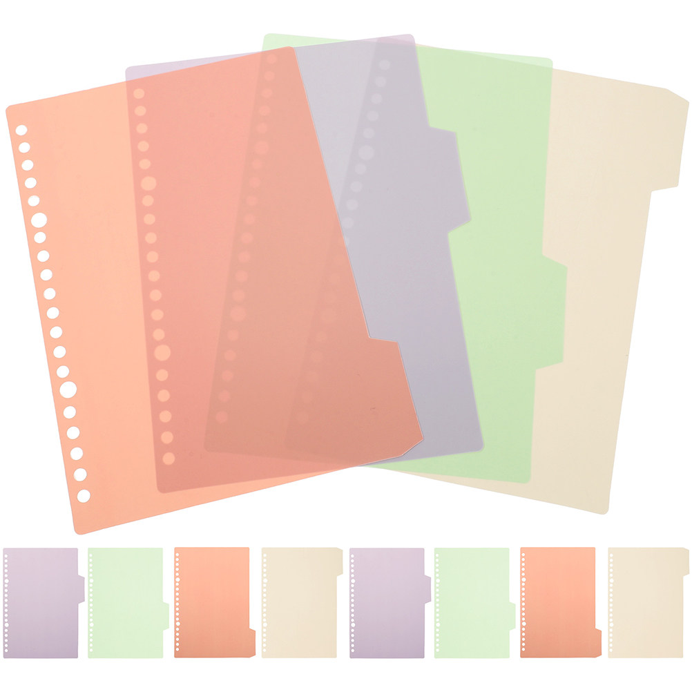Index Tab Divider - 12 jeux de séparateurs d'index pour