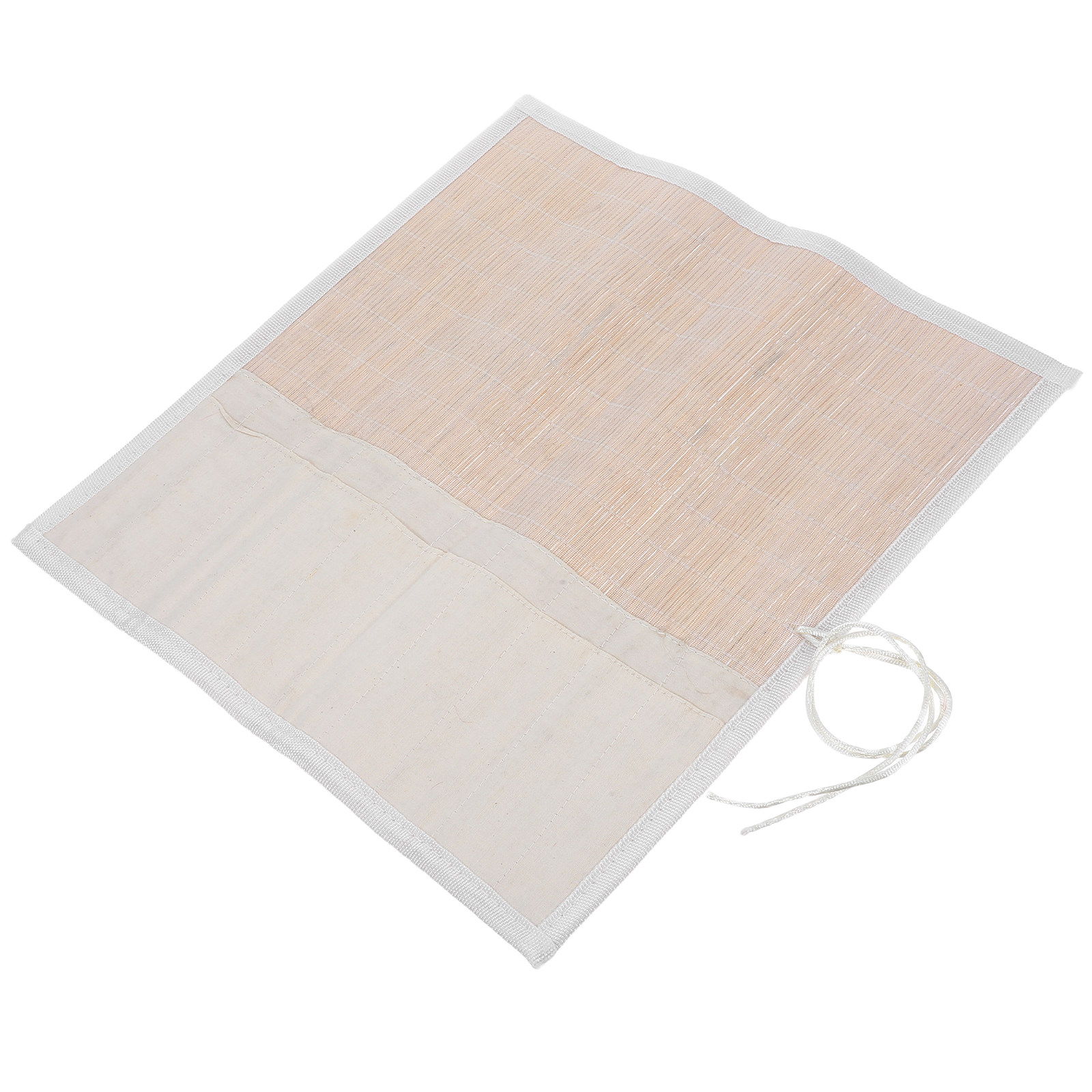 Pen Pouch Roll - Pochette en bambou enroulable de style