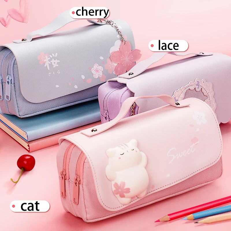 Stationery Office And School Supply Stores - Fournitures scolaires Kawaii papeterie école étuis