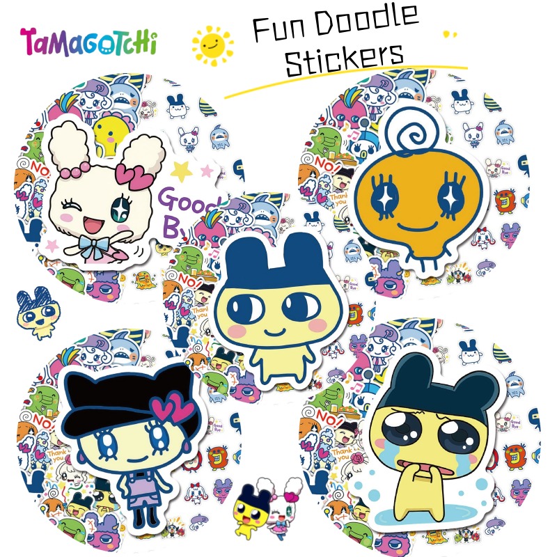 Memo Pad Sticky - Nouvel autocollant créatif Bandai Tamagotchi Mametchi
