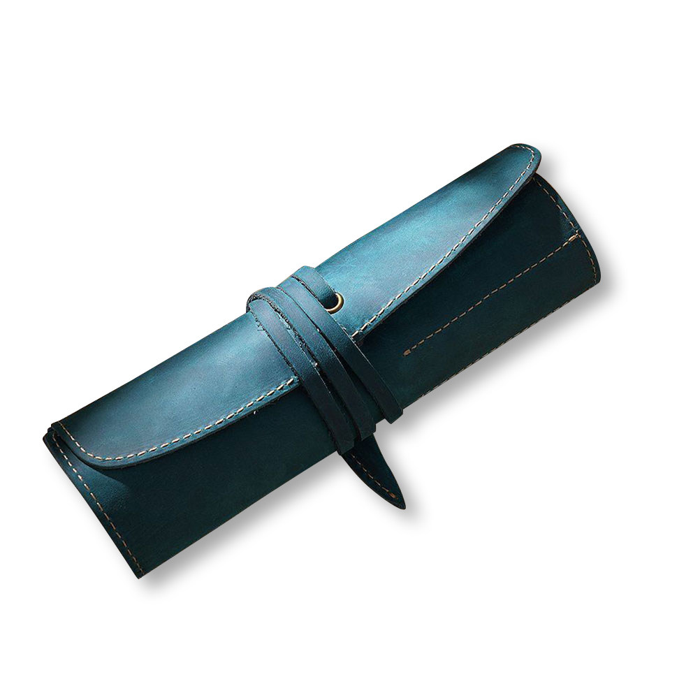 Étui à stylos vintage bleu, fa - Pen Pouch Roll avis et prix
