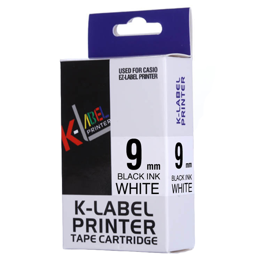 30PK XR-9WE XR9WE 9mm noir sur - Label Printer Tape avis et prix