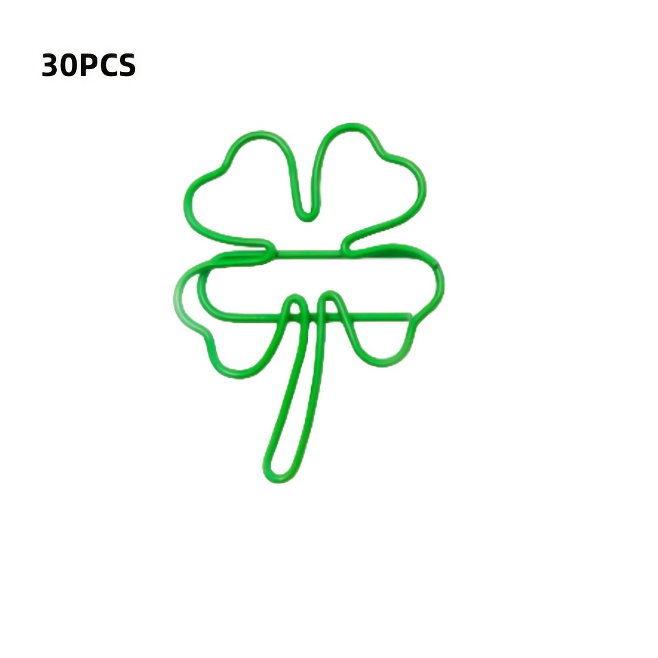 20/30/40 pièces vert trèfle à  - Binder Clip Assorted avis et prix