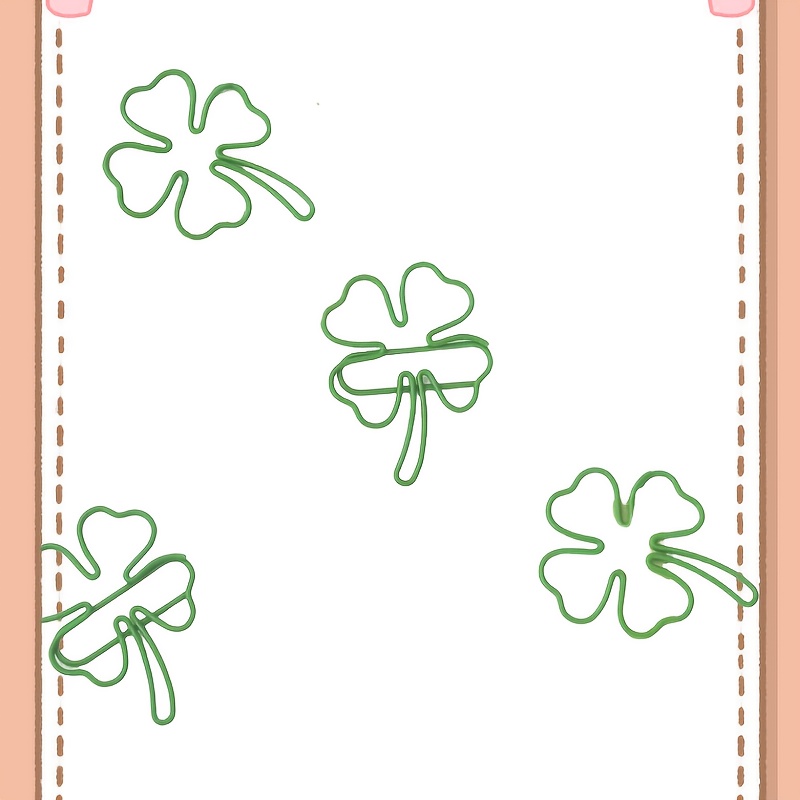 20/30/40 pièces vert trèfle à  - Binder Clip Assorted avis et prix