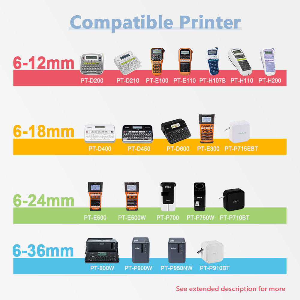 1 paquet Compatible pour 24MM  - Label Printer Tape avis et prix