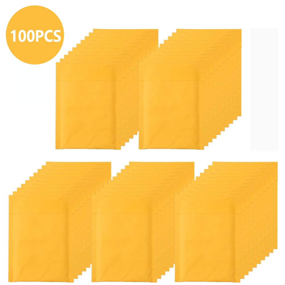 100 pièces enveloppe à bulles  - Letter Envelope Kraft avis et prix