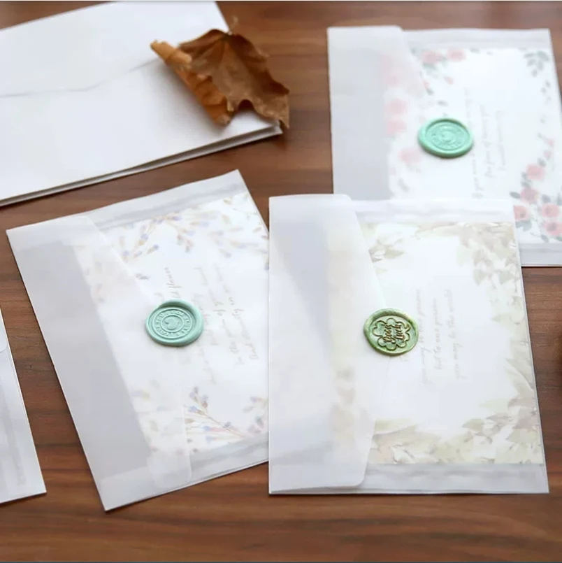 Enveloppe translucide en papie - Letter Envelope Kraft avis et prix