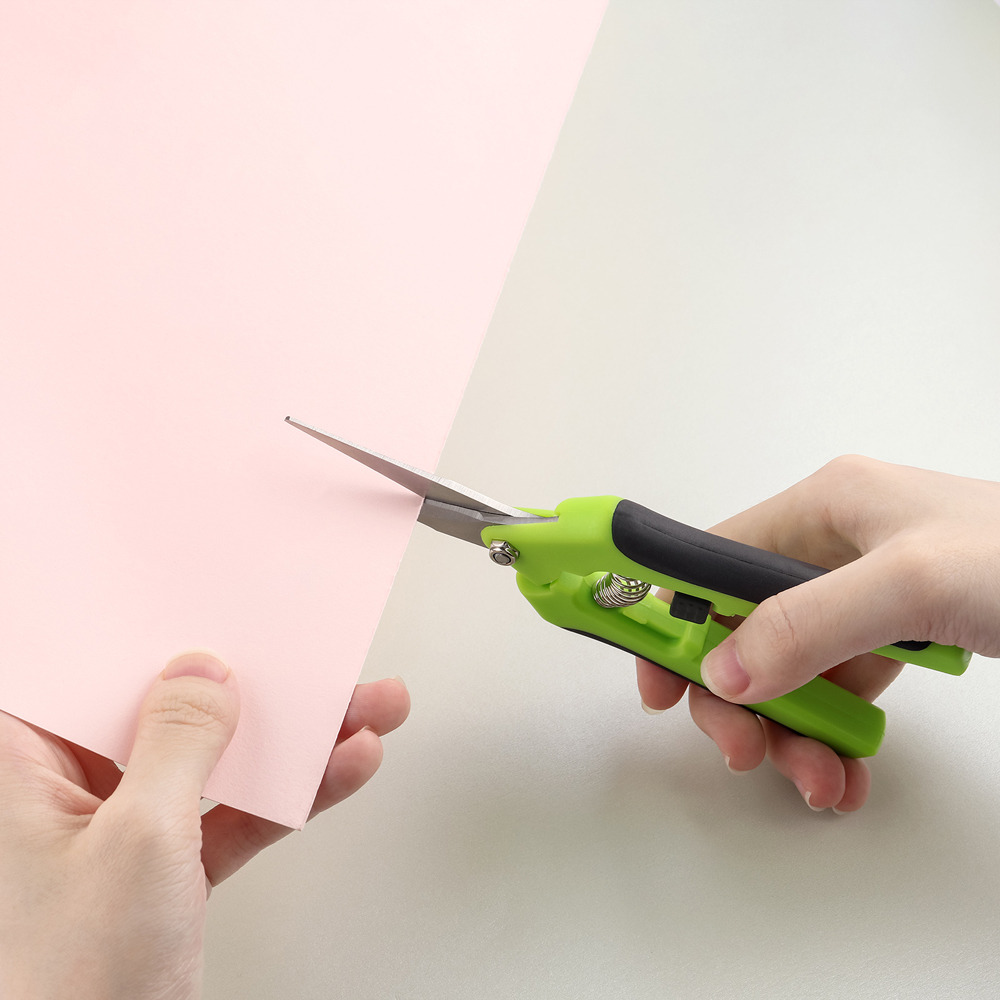 Ciseaux ergonomiques à ressort - Scissors Stainless Craft avis et prix